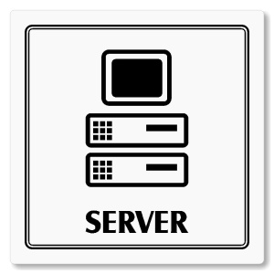 Server, 118x118mm, bílá, Utah